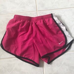Pink nike shorts